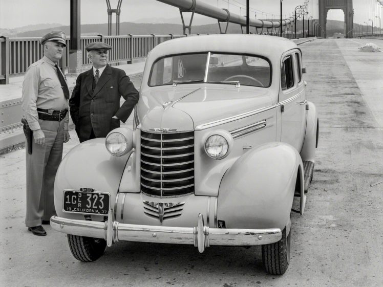 1937, Oldsmobile, Series f, 4 door, Touring, Sedan, 373619, Vintage HD Wallpaper Desktop Background