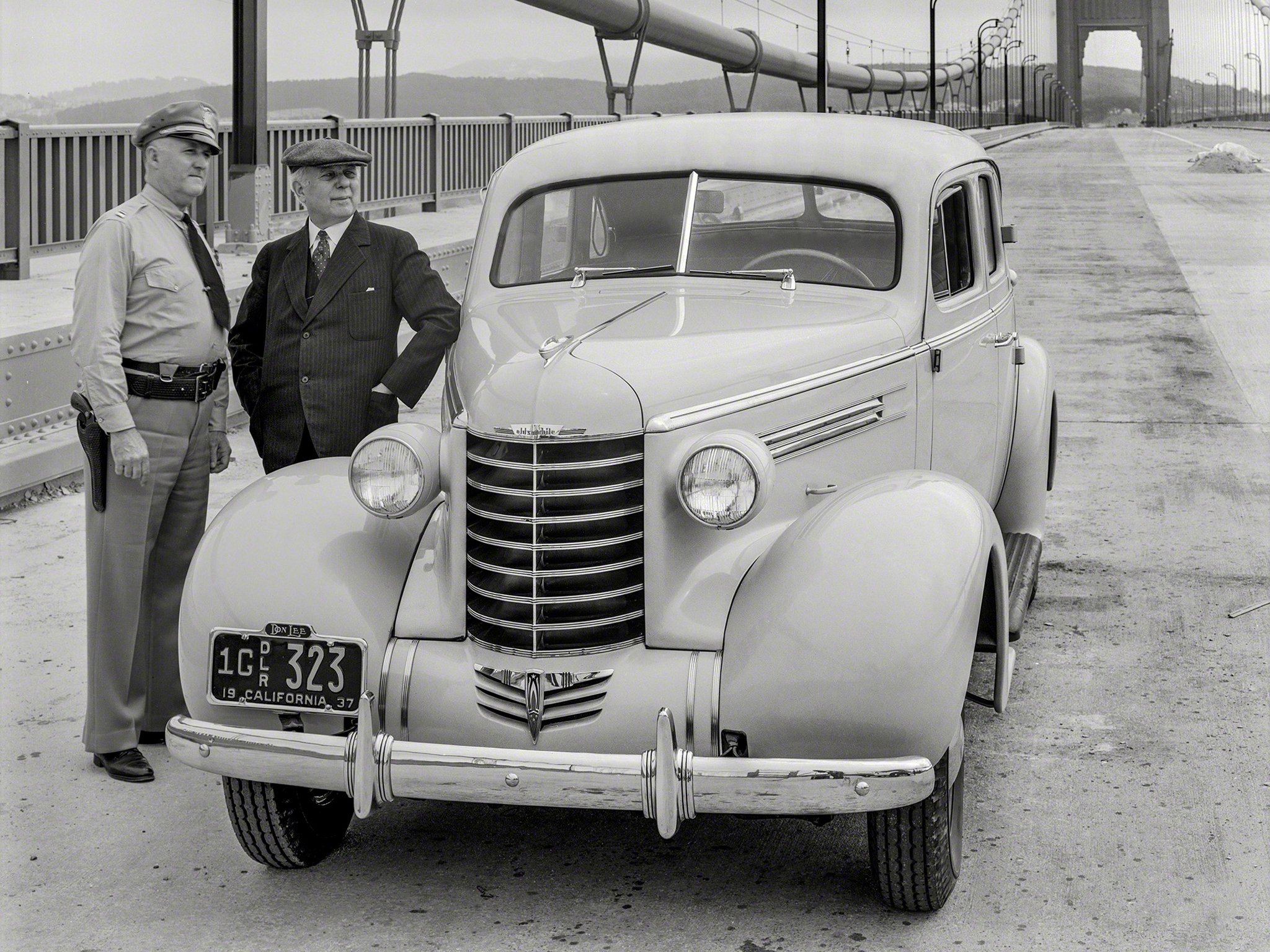 1937, Oldsmobile, Series f, 4 door, Touring, Sedan, 373619, Vintage Wallpaper