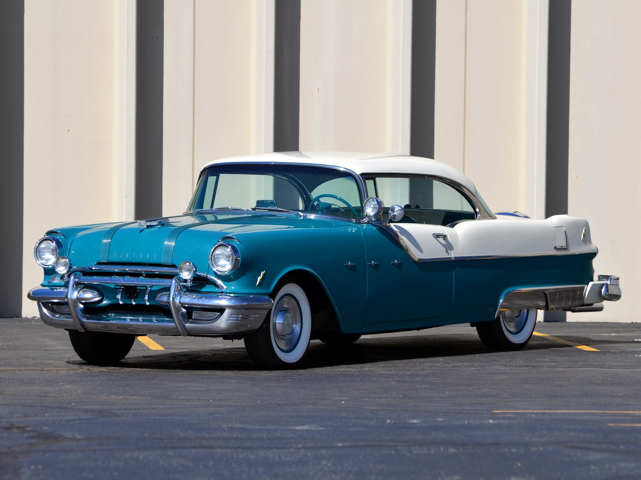 1955, Pontiac, Star, Chief, Custom, Catalina, Retro, Luxury Wallpaper