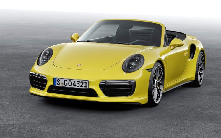 2016, Porsche, 911, Turbo HD Wallpaper Desktop Background