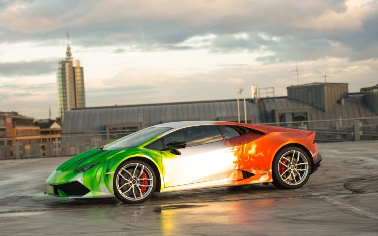 2016, Print, Tech, Lamborghini, Huracan, Tuning, Supercar HD Wallpaper Desktop Background