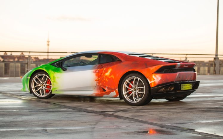 2016, Print, Tech, Lamborghini, Huracan, Tuning, Supercar HD Wallpaper Desktop Background