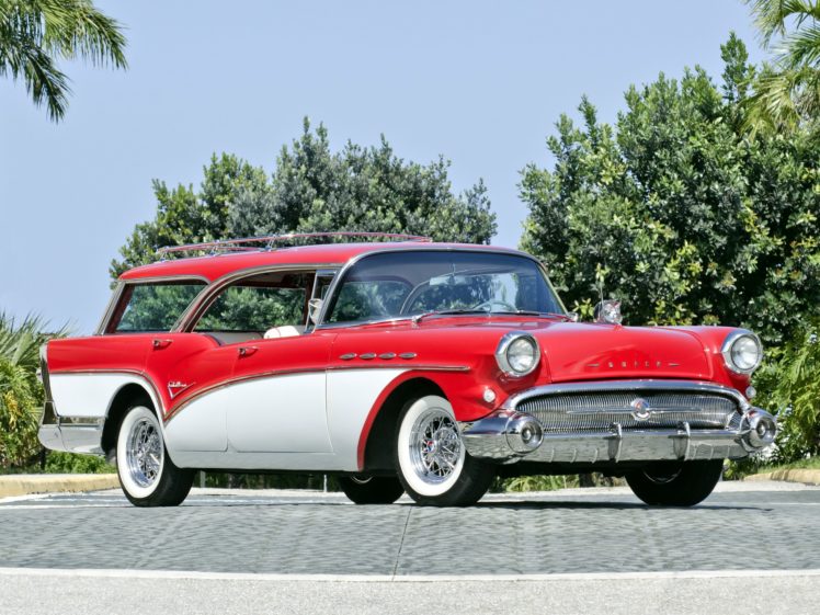 1957, Buick, Century, Caballero, Estate, Wagon, Stationwagon, Retro HD Wallpaper Desktop Background