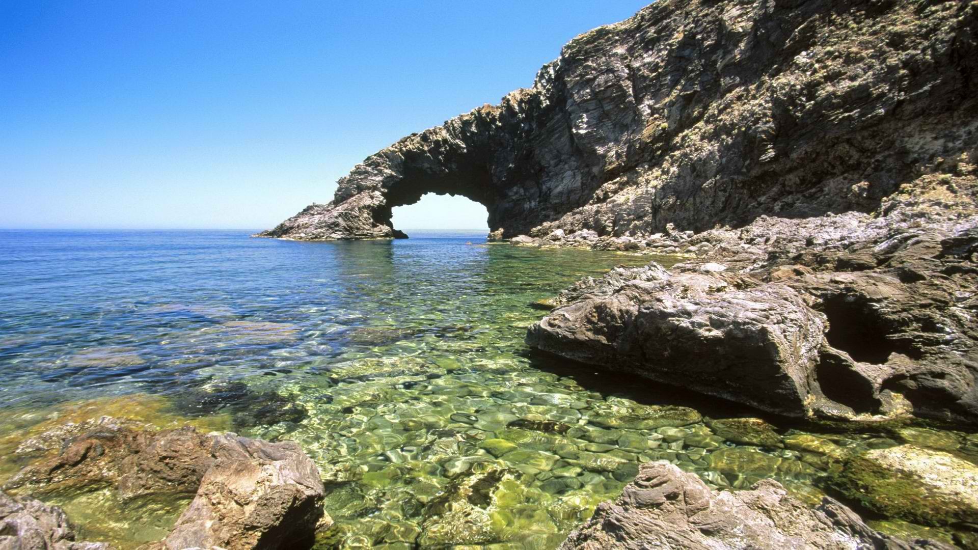 water, Islands, Italy, Sicily, Sea Wallpaper