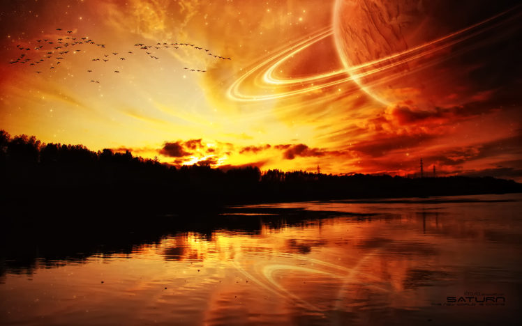 sunset, Fantasy, Photo, Manipulation HD Wallpaper Desktop Background