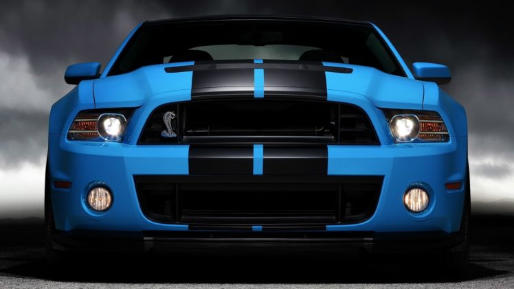 blue, Cars, Vehicles, Ford, Mustang, Ford, Shelby, Ford, Mustang, Shelby, Gt500 HD Wallpaper Desktop Background