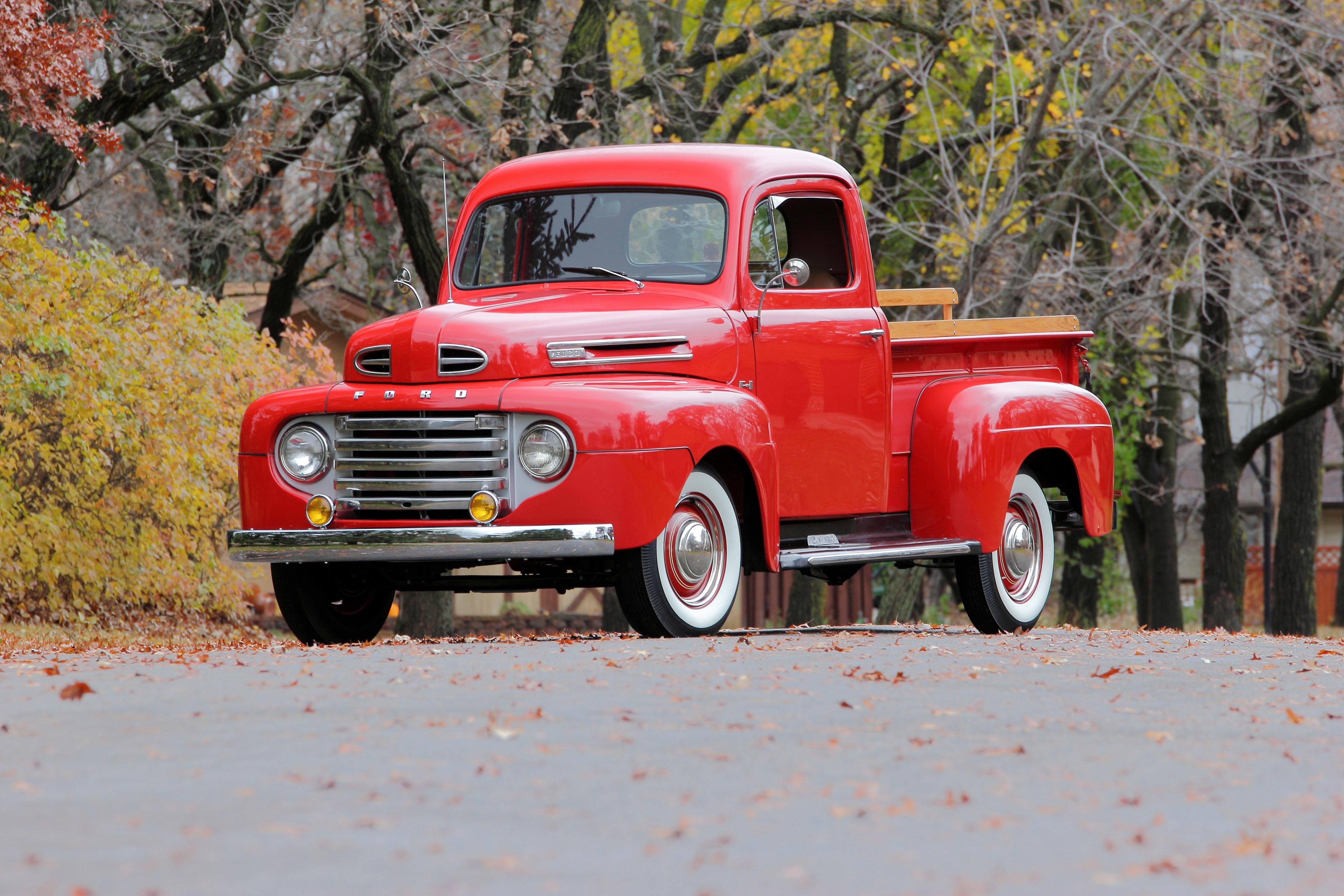 1948aei50, Ford, F 1, Pickup, Retro Wallpaper