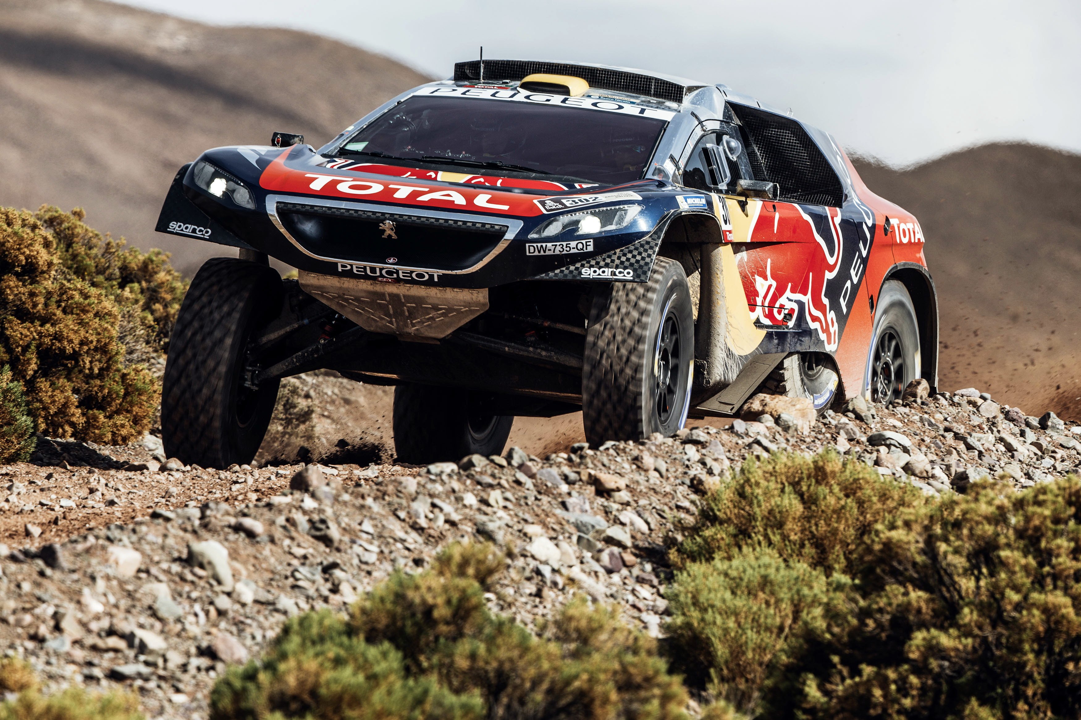 2016, Peugeot, 2008, Dkr16, Dakar, Rally, Race, Racing, Desert, Offroad Wallpaper