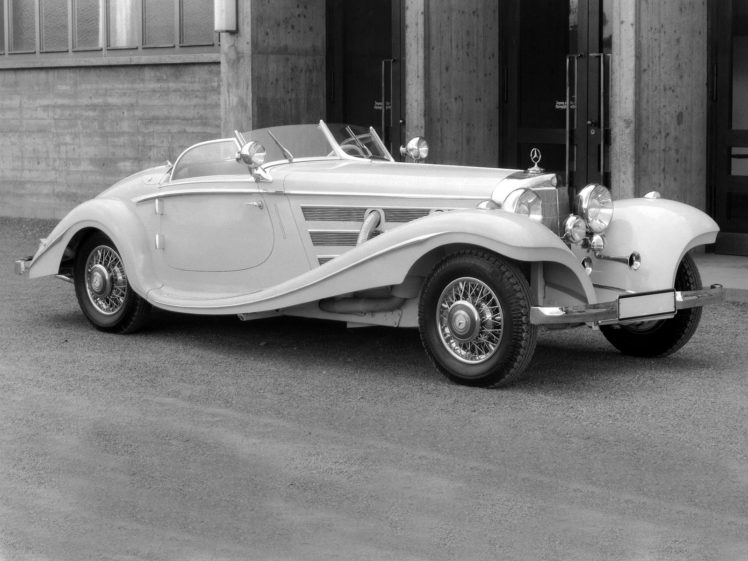 1936, Mercedes, Benz, 500k, Special, Roadster, Vintage, Luxury HD Wallpaper Desktop Background