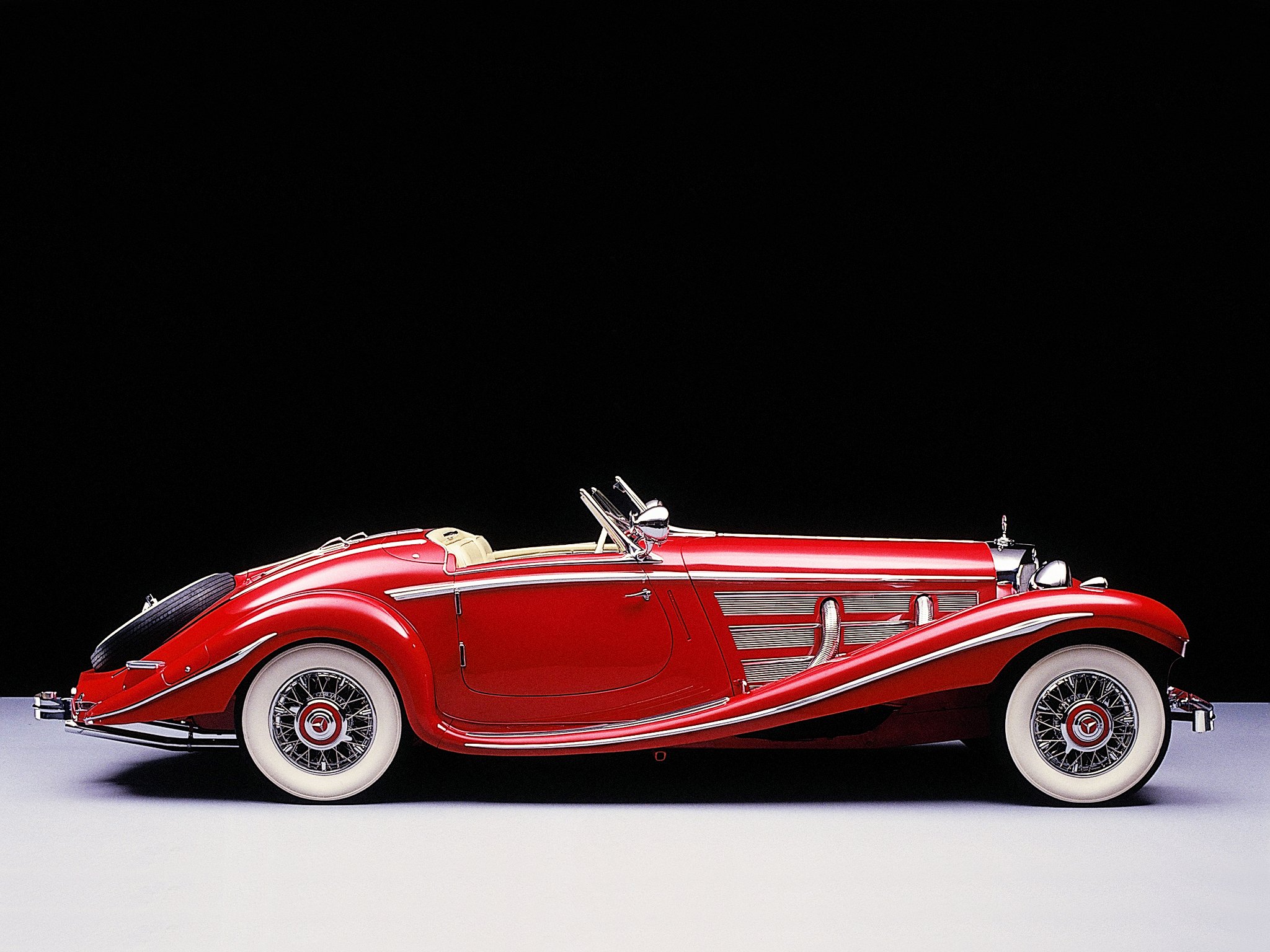 1936, Mercedes, Benz, 500k, Special, Roadster, Vintage, Luxury Wallpaper