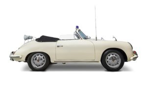 1962, Porsche, 356b, 1600, Cabriolet, Reutter, Polizei, T 5, Police, Emergency, Classic