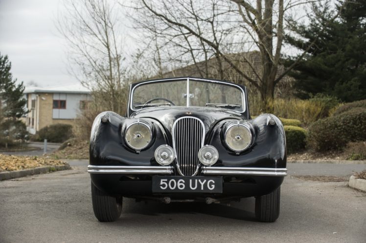 1953, Jaguar, Xk120, Drophead, Coupe, Uk spec, Luxury, Retro HD Wallpaper Desktop Background