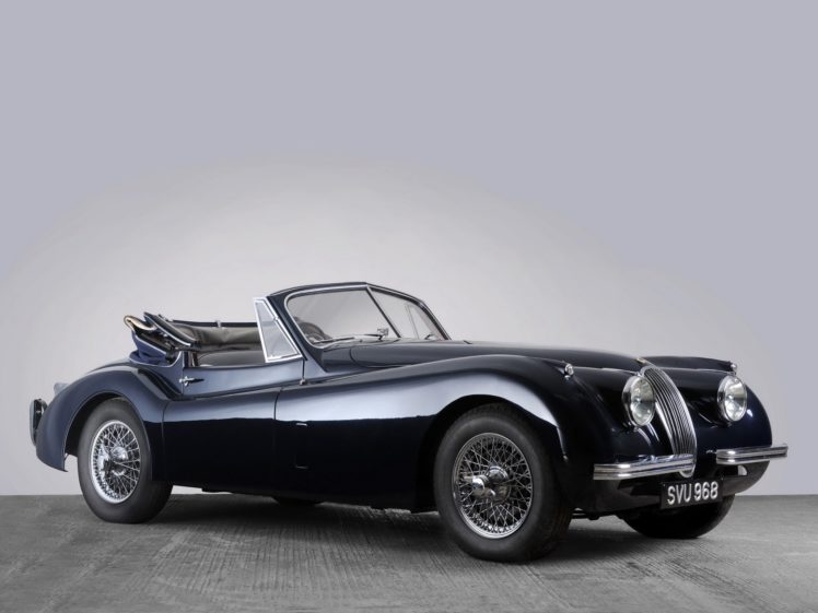 1953, Jaguar, Xk120, Drophead, Coupe, Uk spec, Luxury, Retro HD Wallpaper Desktop Background