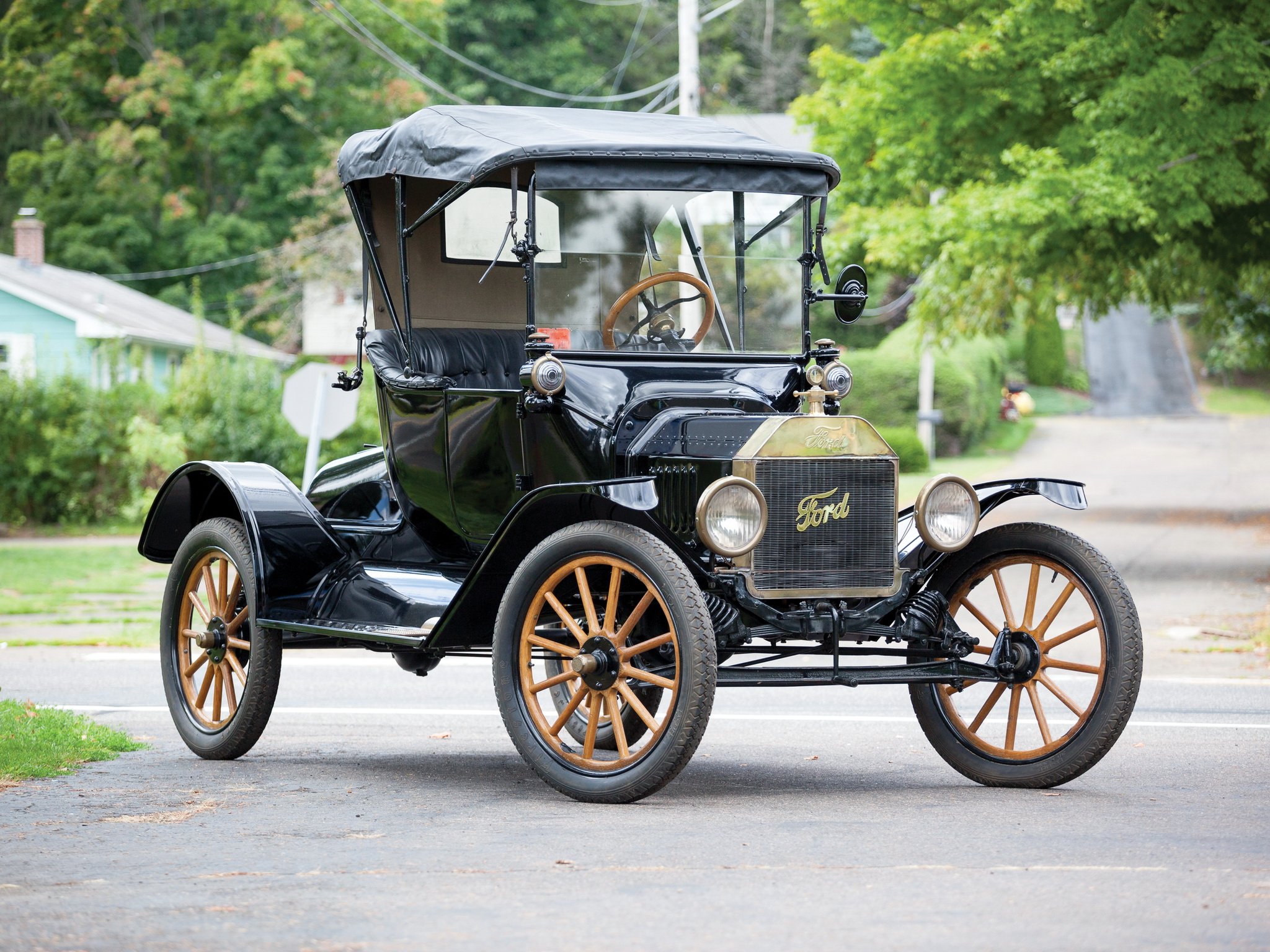 1915, Ford, Model t, Runabout, Vintage Wallpaper