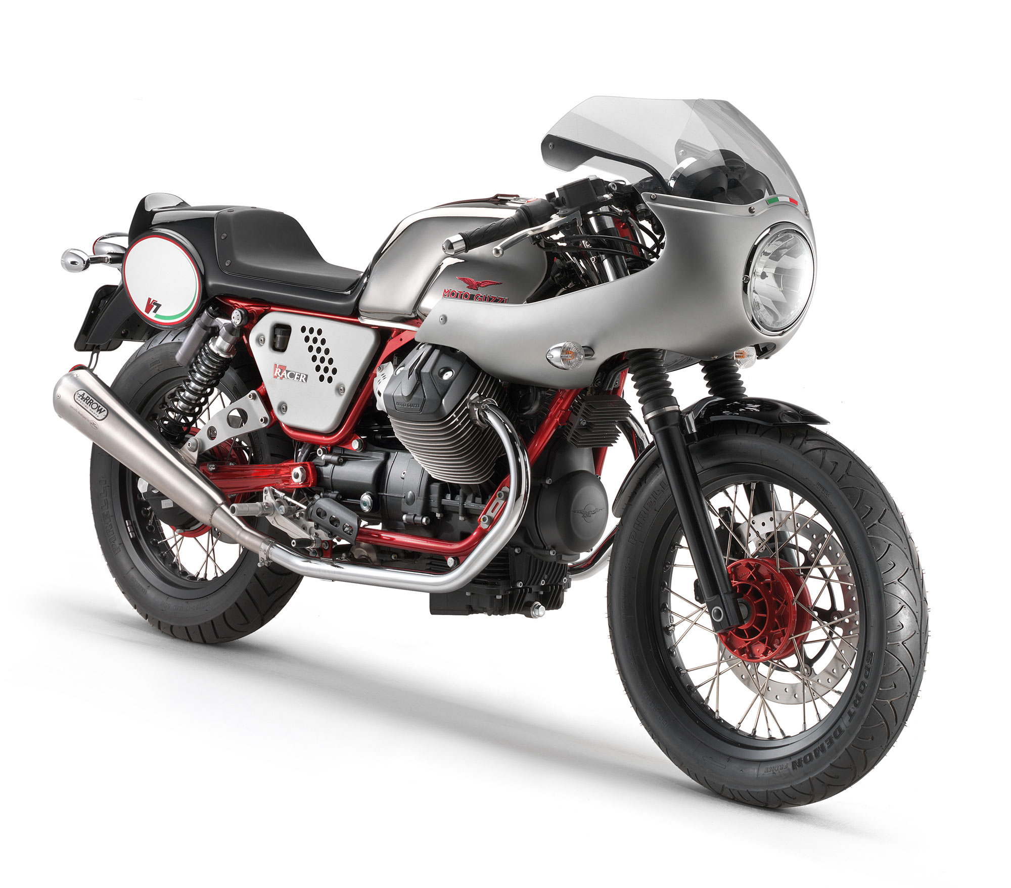 2013, Moto, Guzzi, V7, Racer Wallpaper