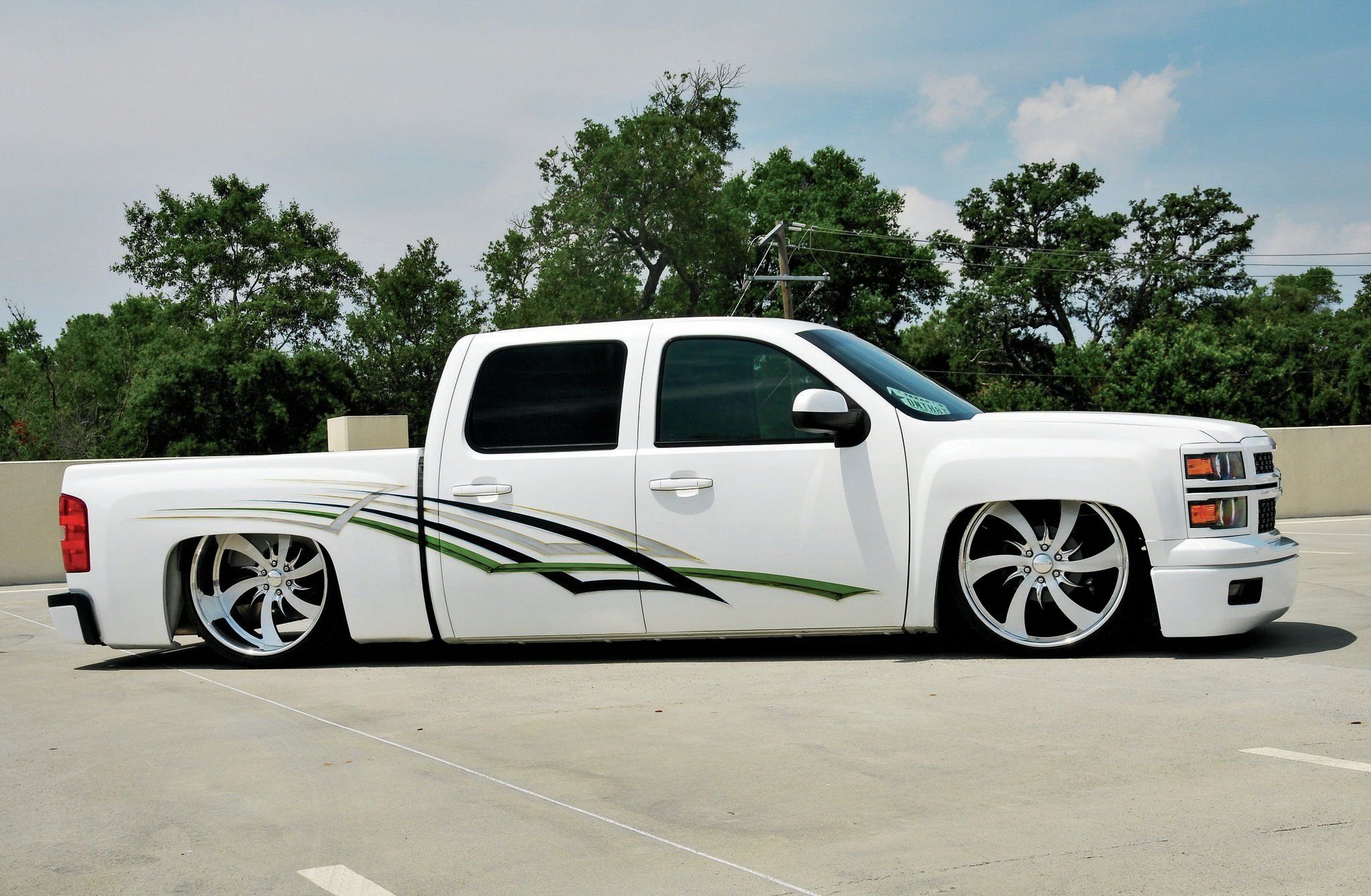 2008, Chevrolet, Silverado, Pickup, Custom, Tuning, Lowrider, Hot, Rod, Rods Wallpaper