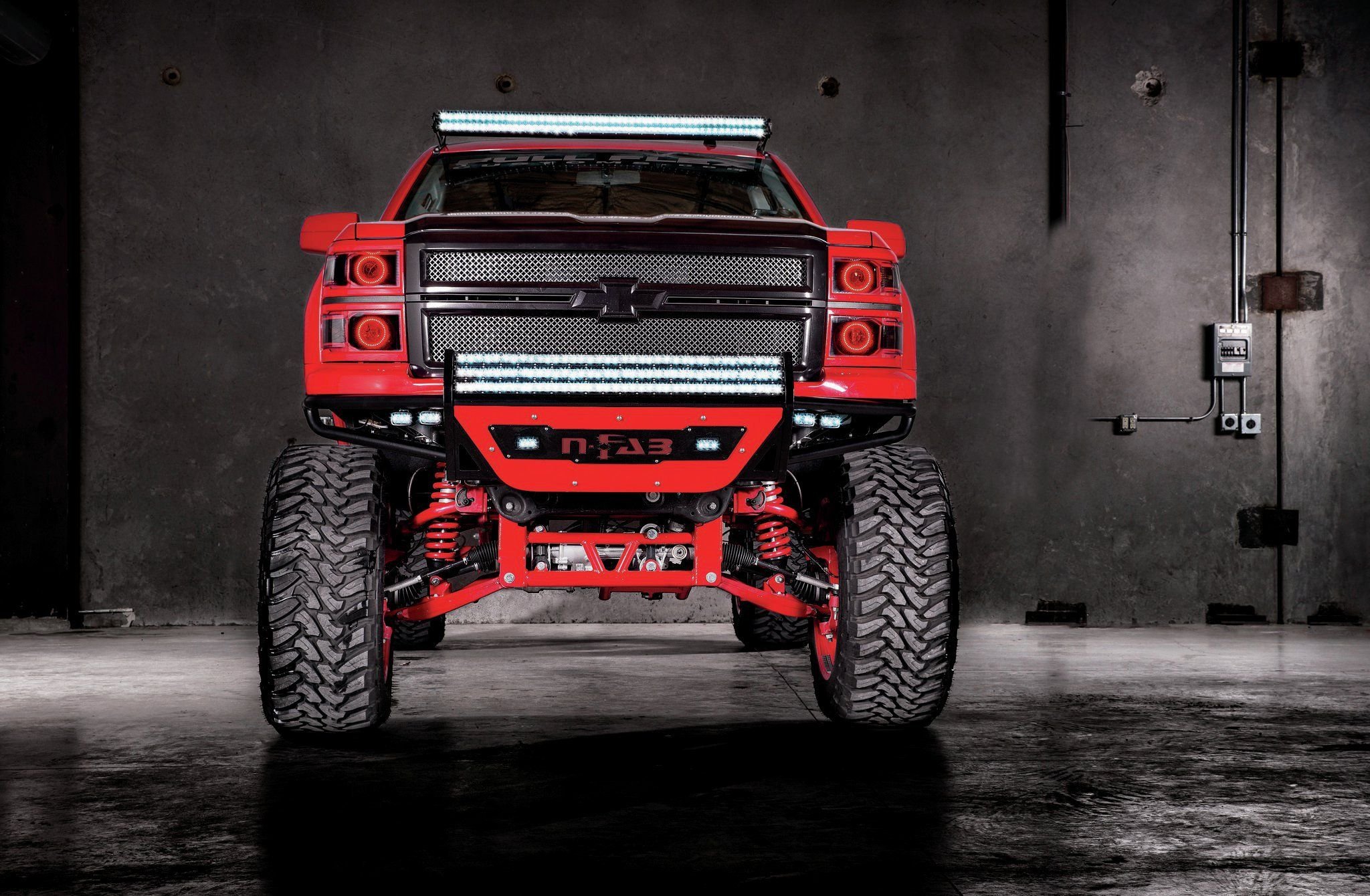 2014, Chevrolet, Silverado, Crew, Cab, 4x4, Pickup, Tuning, Custom Wallpaper
