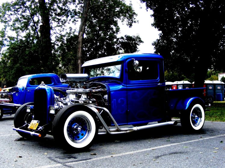 hot, Rod, Rods, Custom, Retro, Pickup, Truck HD Wallpaper Desktop Background