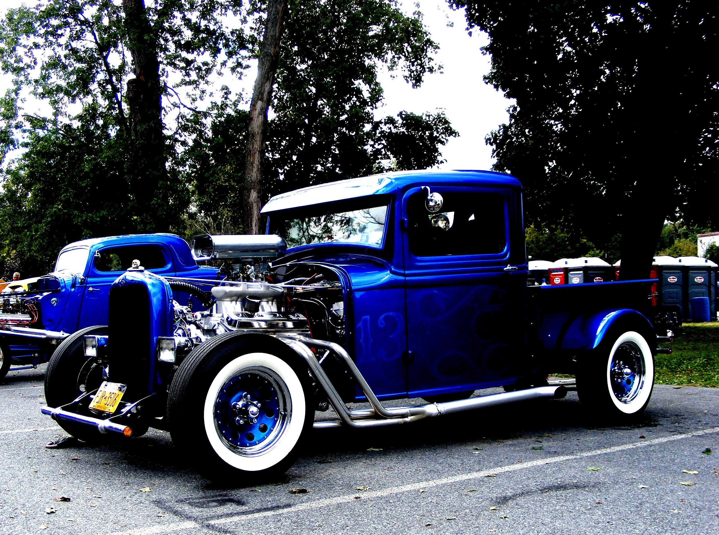 hot, Rod, Rods, Custom, Retro, Pickup, Truck Wallpaper