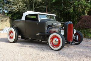 1932, Ford, Roadster, Custom, Hot, Rods, Rod, Vintage
