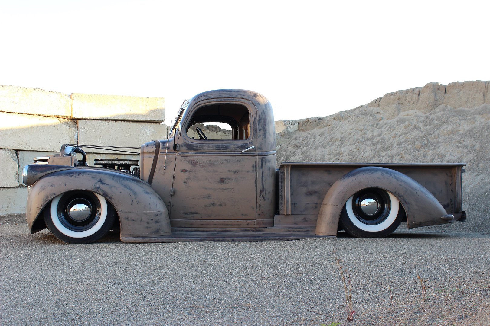 hot, Rod, Rods, Custom, Retro, Pickup, Truck Wallpaper