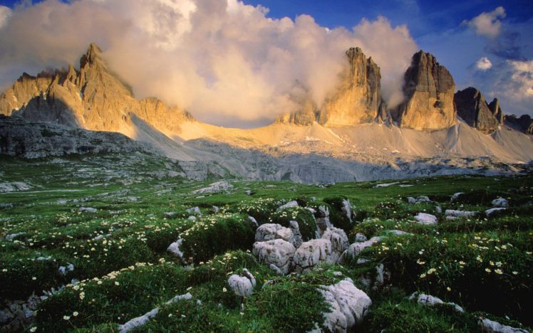 paisaje, Alpes, Italia, Montaa HD Wallpaper Desktop Background