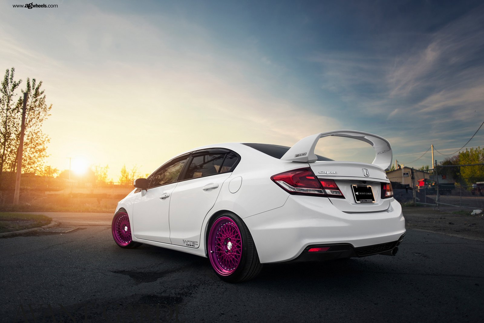 honda, Civic si, White, Cars, Modified Wallpaper