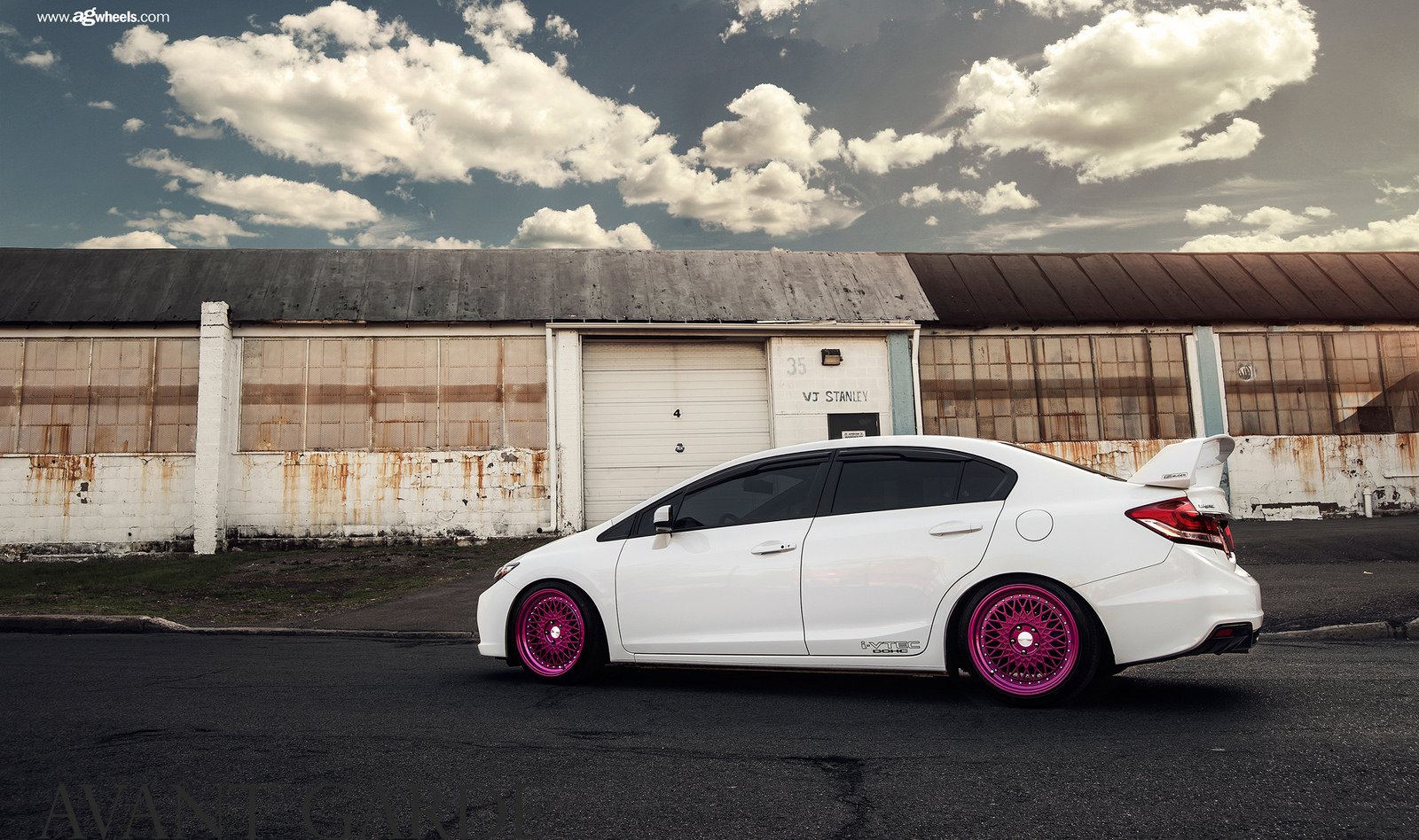 honda, Civic si, White, Cars, Modified Wallpaper