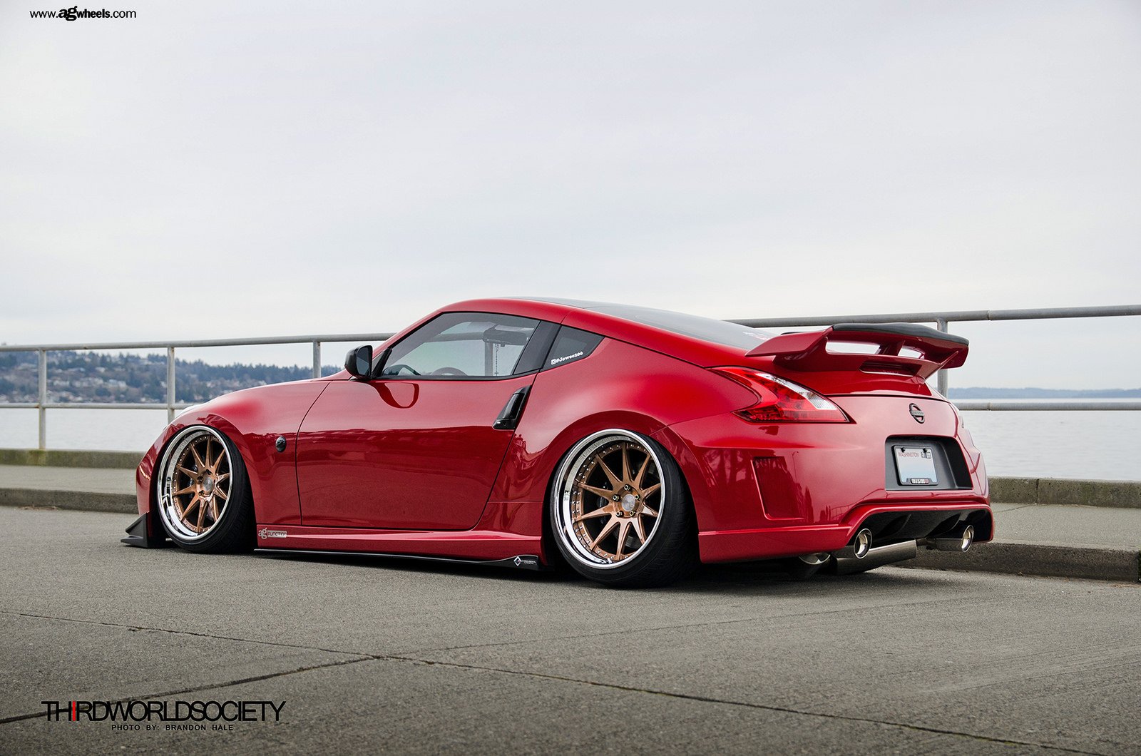 nissan, 370z, Red, Cars, Modified Wallpaper