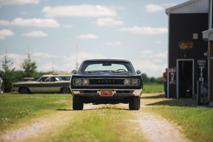 1968, Dodge, Coronet, Super, Bee, Hardtop, Coupe, Cars, Coupe, Classic, Black HD Wallpaper Desktop Background