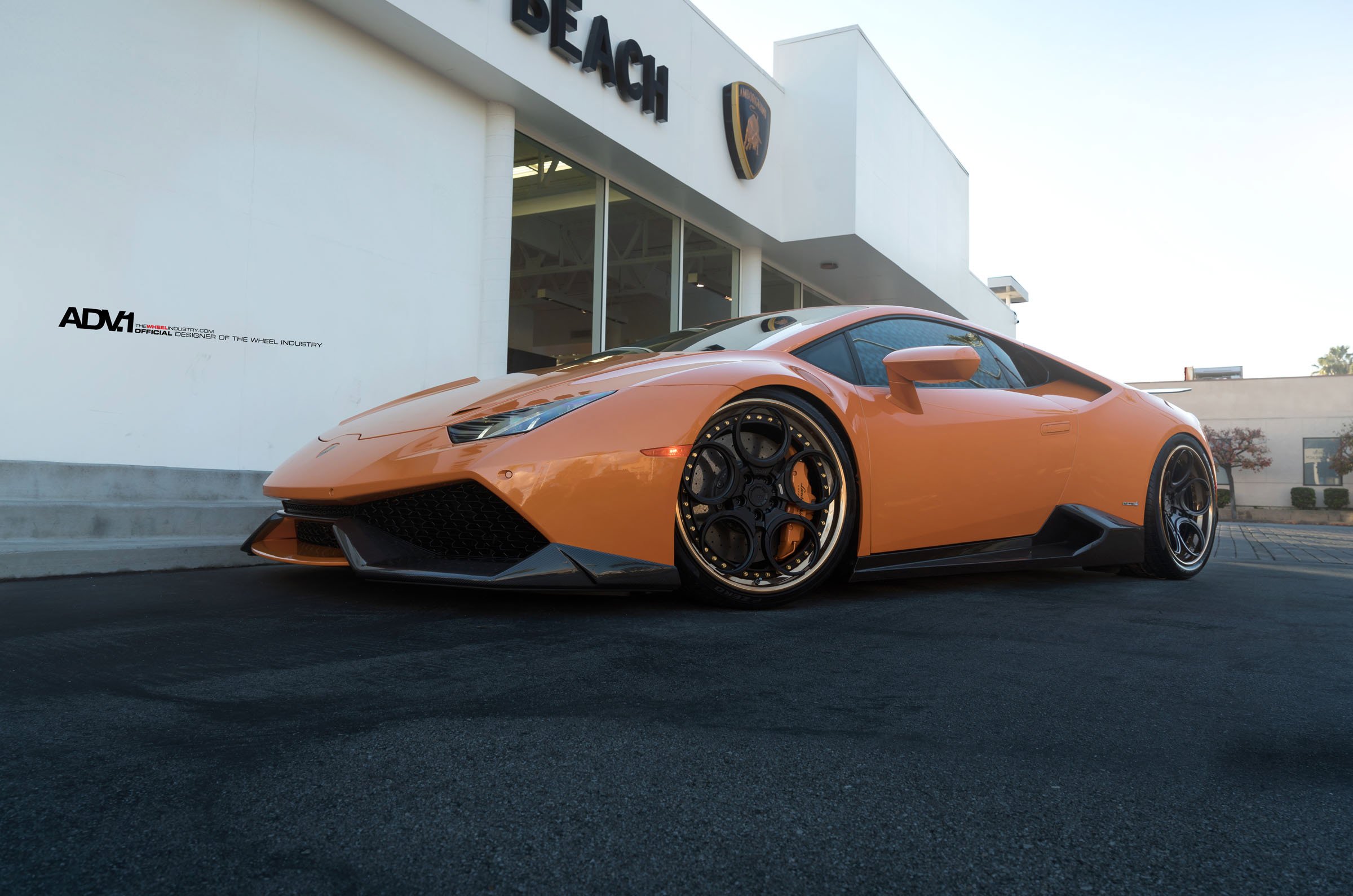 lamborghini, Huracan, Lp610, Coupe, Cars, Adv1, Wheels, Orange Wallpaper