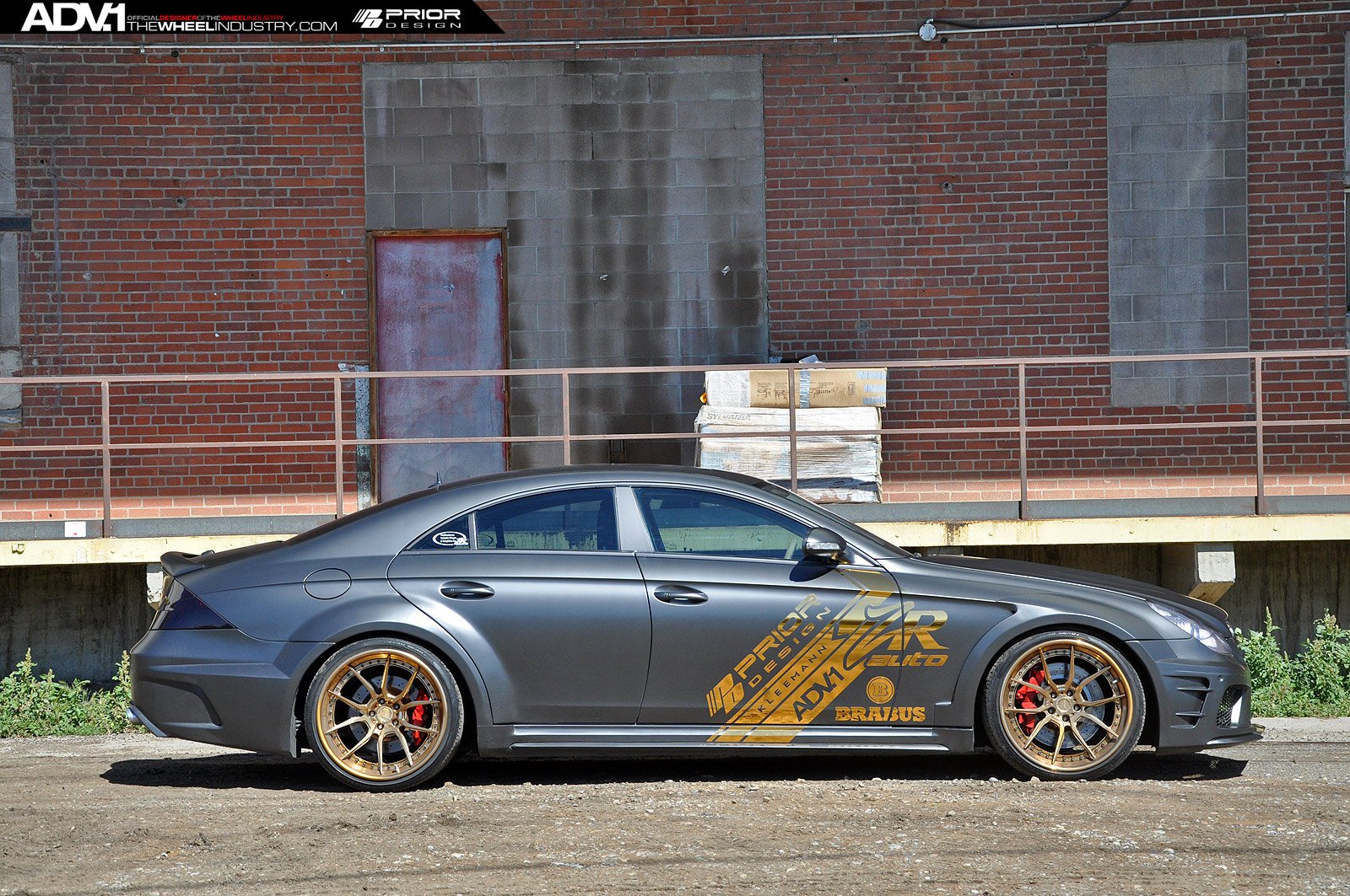 mercedes, Cls55, Prior, Design, Matt, Black, Cars, Adv1, Wheels Wallpaper