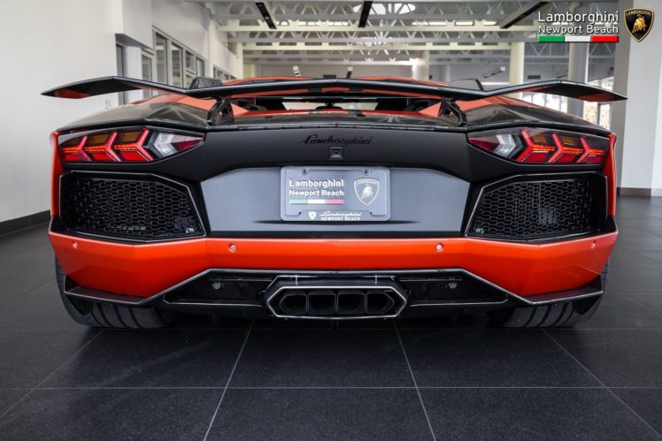 2012, Lamborghini, Aventador, Lp, 700 4, Coupe, Cars, Supercars, Orange HD Wallpaper Desktop Background