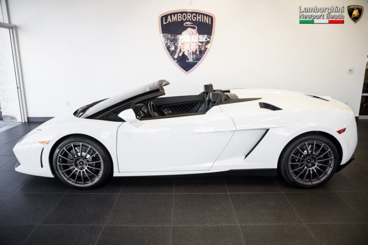 2012, Lamborghini, Gallardo, Spyder, Lp, 550 2, Cars, White HD Wallpaper Desktop Background