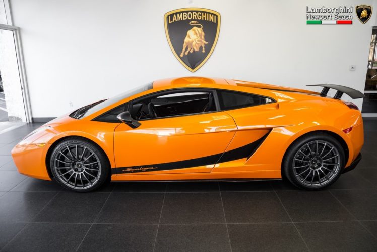 2008, Lamborghini, Gallardo, Superleggera, Cars, Orange HD Wallpaper Desktop Background
