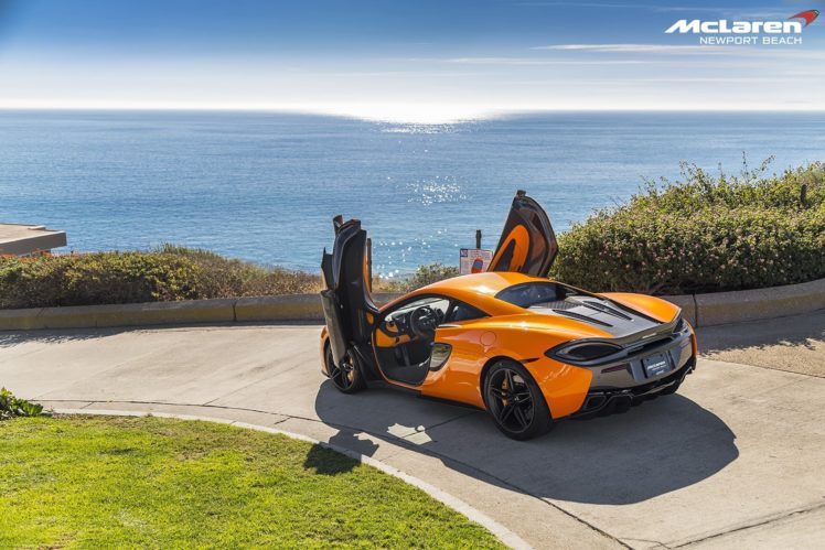 2016, Mclaren, 570s, Coupe, Cars, Orange HD Wallpaper Desktop Background