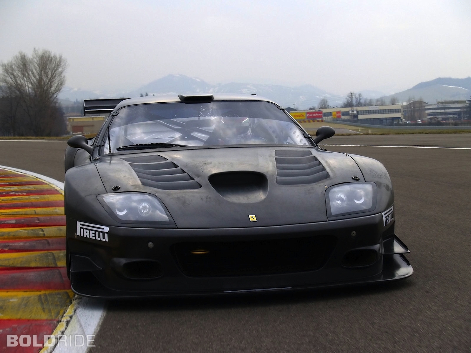 2005, Ferrari, 575, Gtc, Evoluzione, Race, Racing, Supercar, Supercars Wallpaper