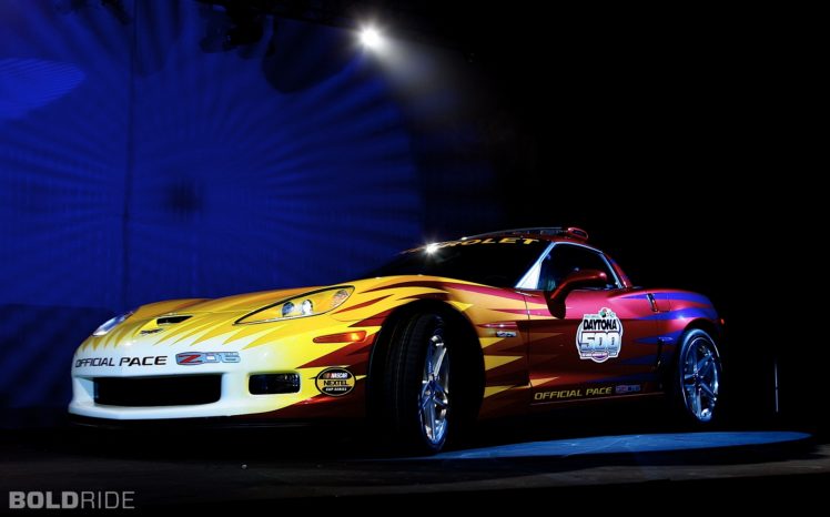2006, Chevrolet, Corvette, Z06, Daytona, 500, Pace, Supercar, Supercars, Race, Racing, Muscle HD Wallpaper Desktop Background
