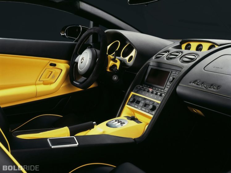 2006, Lamborghini, Gallardo, S e, Supercar, Supercars, Interior HD Wallpaper Desktop Background