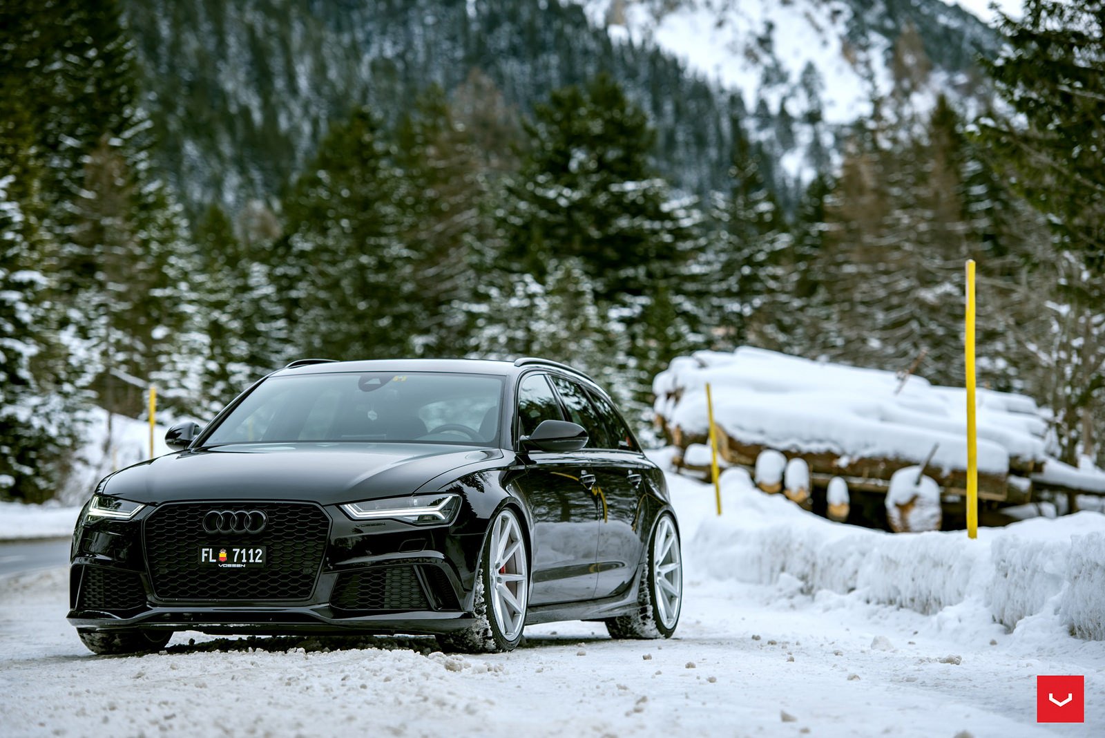 Audi rs6 avant зима