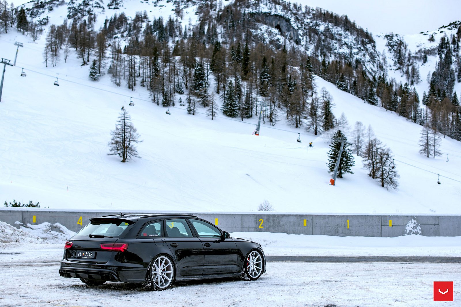 audi, Rs6, Avant, Black, Vossen, Wheels, Cars Wallpaper