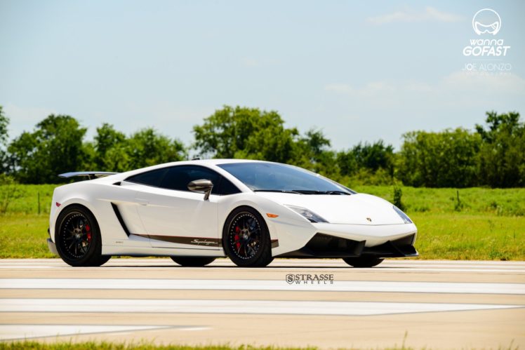 strasse, Whels, Lamborghini, Gallardo, Superleggera, Cars, Coupe, White HD Wallpaper Desktop Background