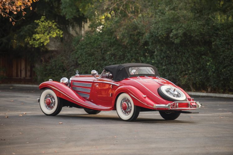 1937, Mercedes, 540k, Red, Convertible, Classic, Cars HD Wallpaper Desktop Background