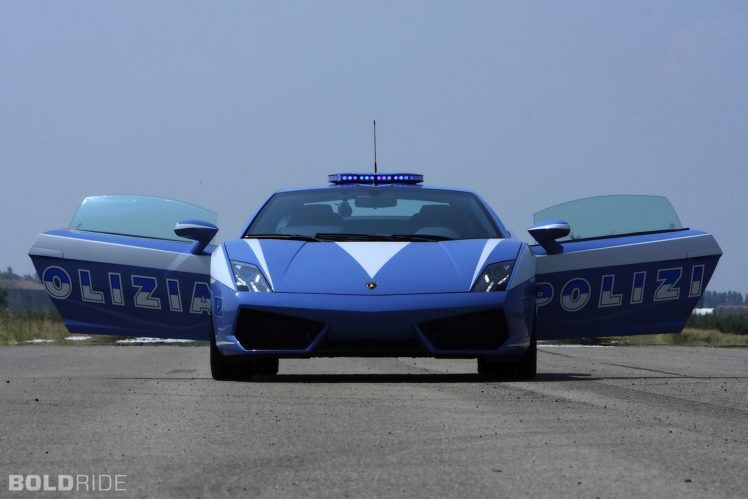 2009, Lamborghini, Gallardo, Lp560 4, Polizia, Police, Supercar, Supercars HD Wallpaper Desktop Background