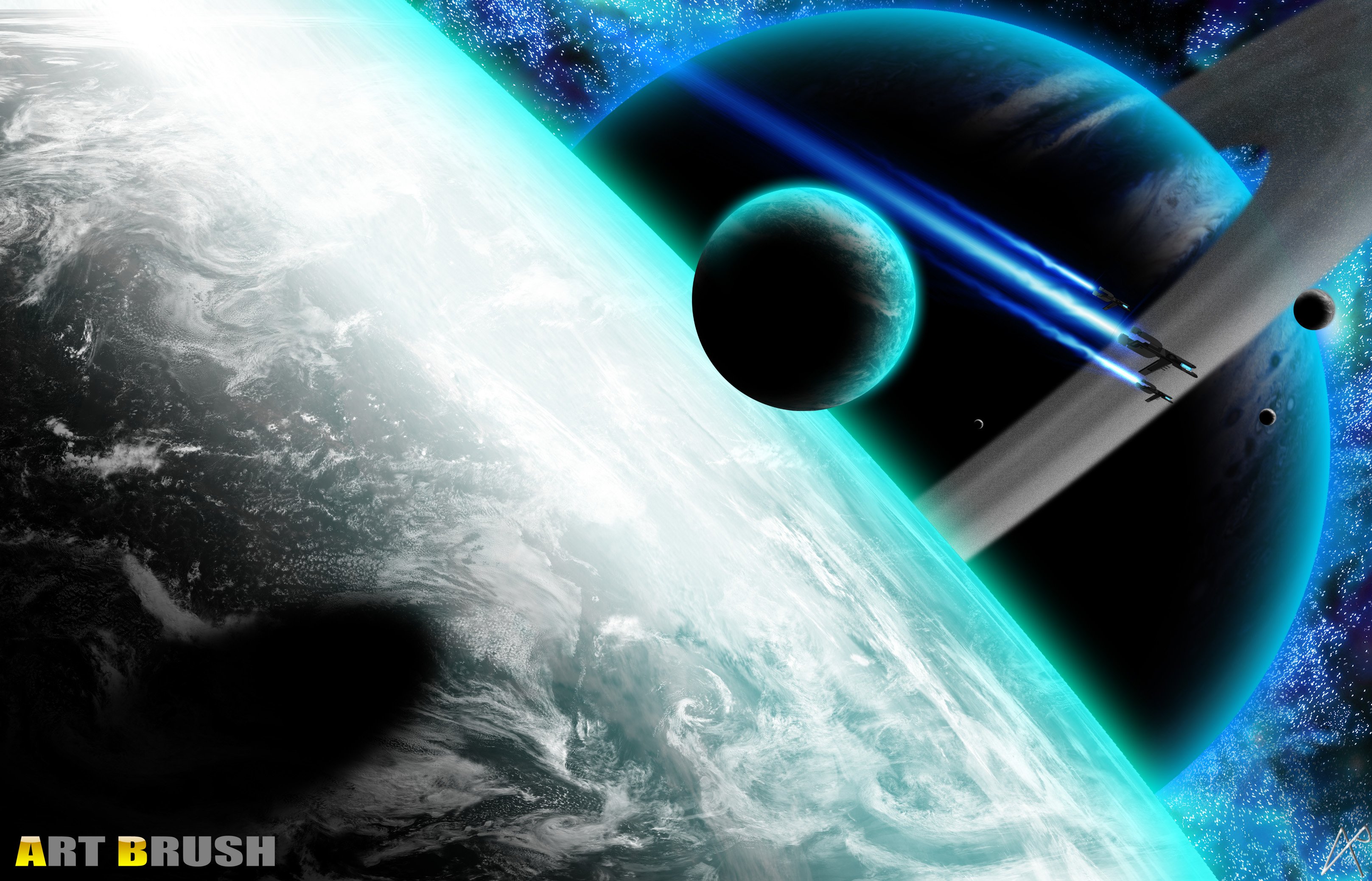 sci fi, Science, Space, Fantasy, Art, Artwork, Artistic, Futuristic, Spaceship Wallpaper