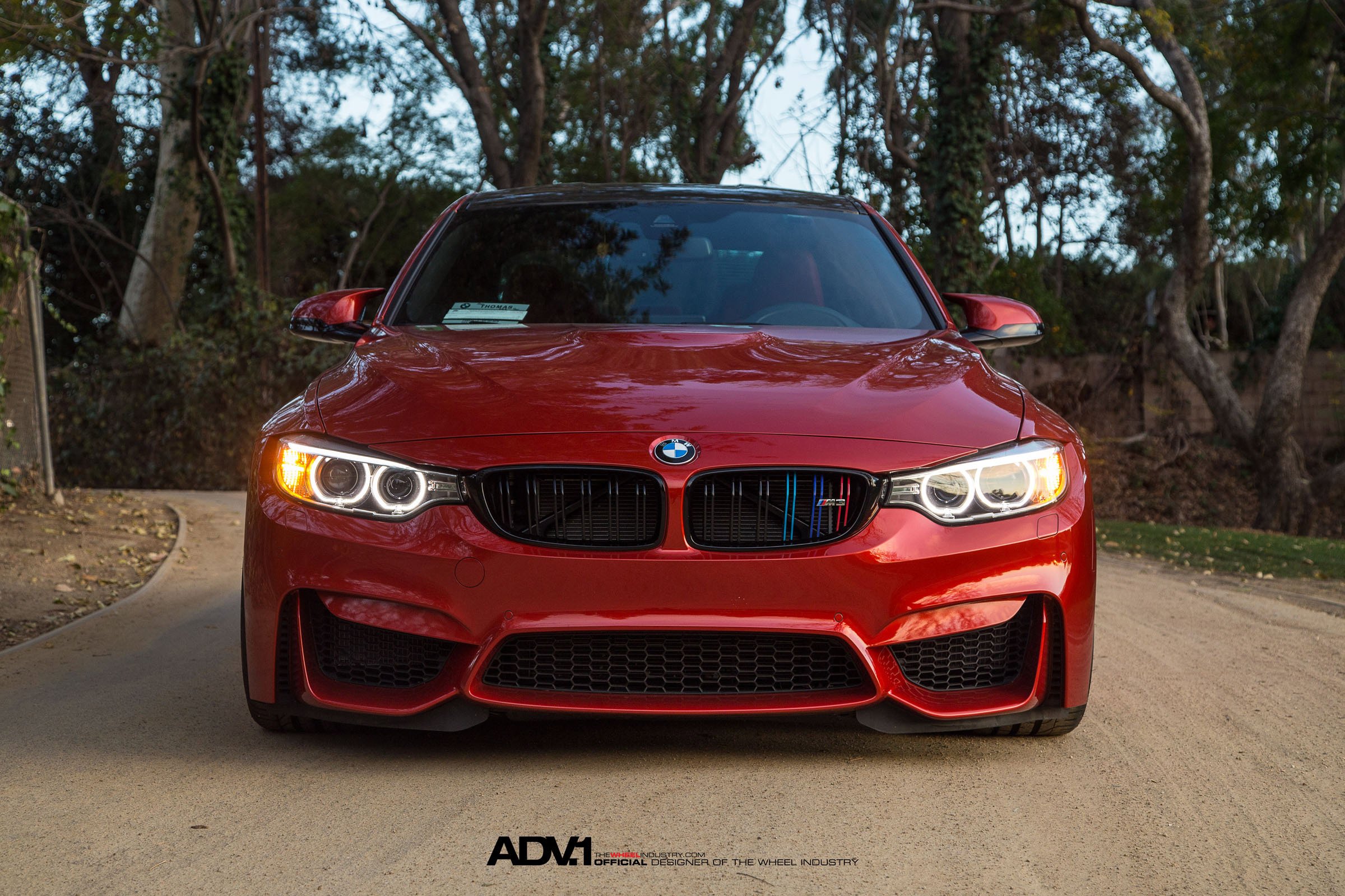 bmw, M3, Adv1, Wheels, Cars, Red, Sedan Wallpaper