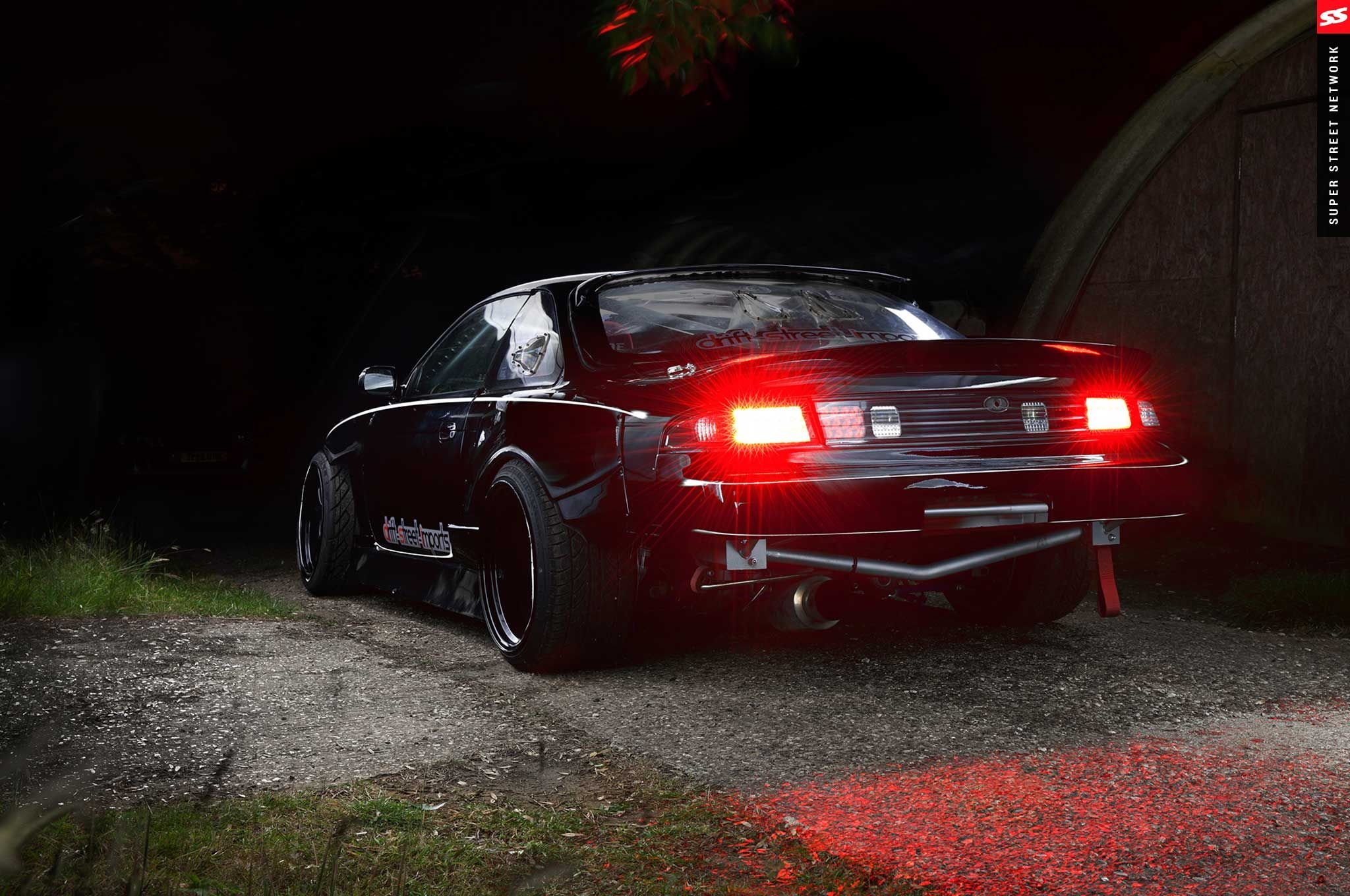 1996, Nissan, Silvia, Modified, Rocket, Bunny, Black, Aero, Kit, Cars Wallpaper