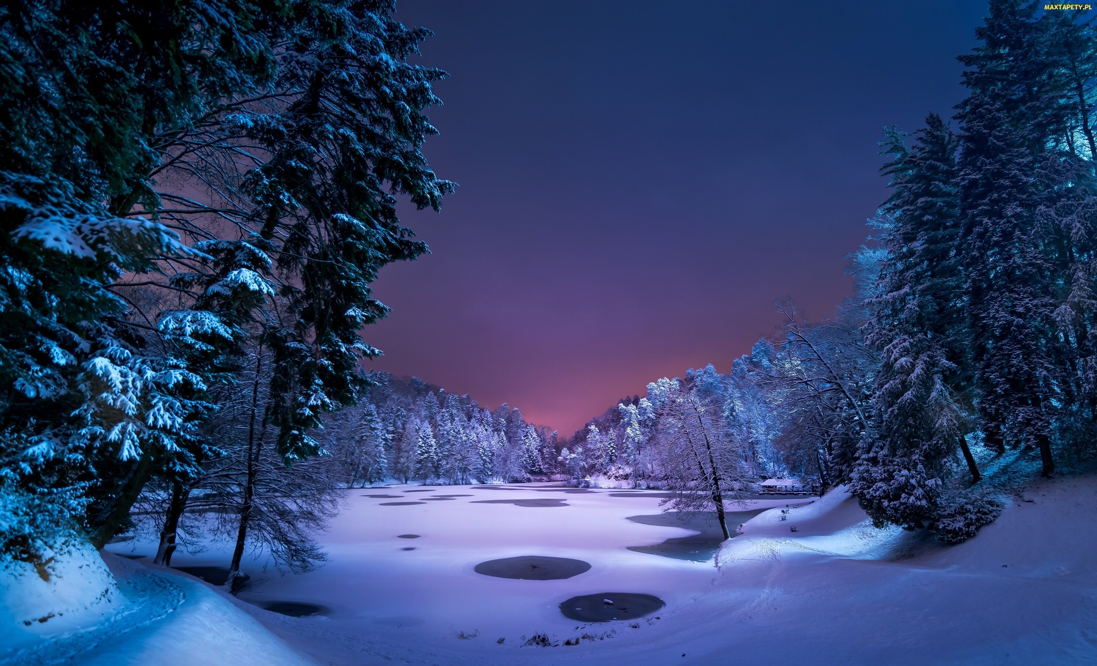 winter, Snow, Nature, Landscape Wallpaper