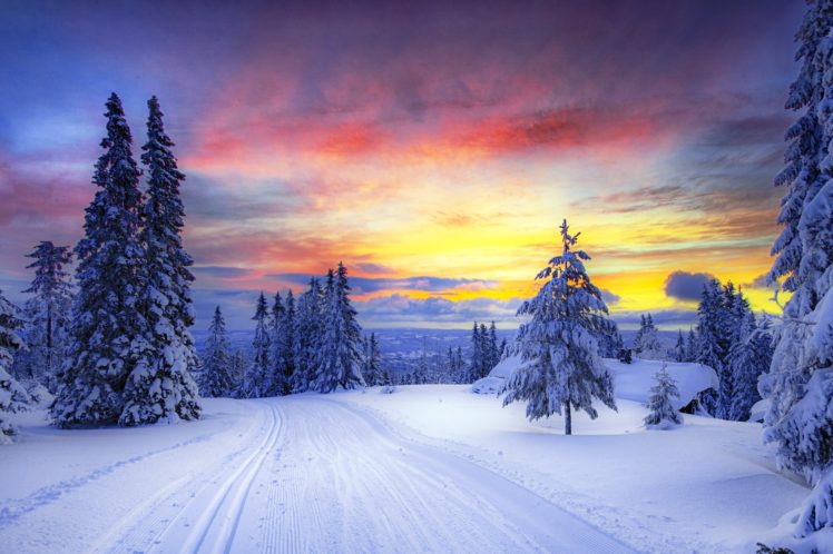 winter, Snow, Nature, Landscape HD Wallpaper Desktop Background