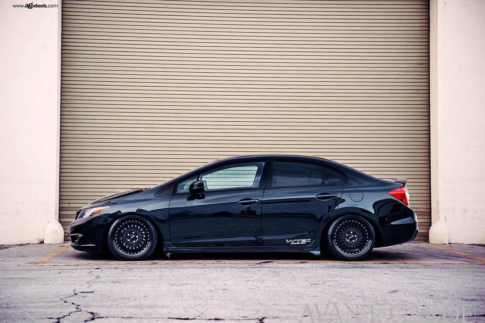 black, Honda, Civic, Sedan, Cars Wallpaper